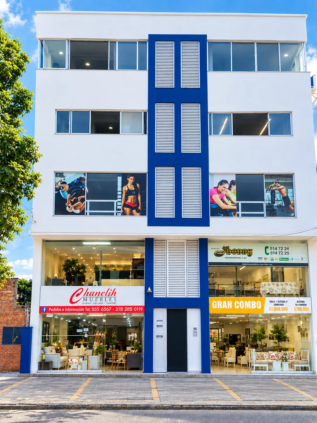 Fachada del punto de atención de Isamoda en Cali