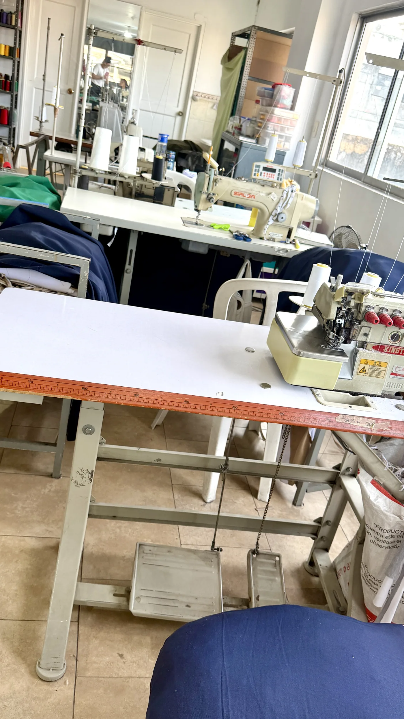 Taller de confección de Isamoda