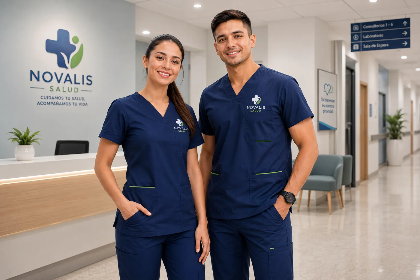 Uniformes de la línea Salud de Isamoda