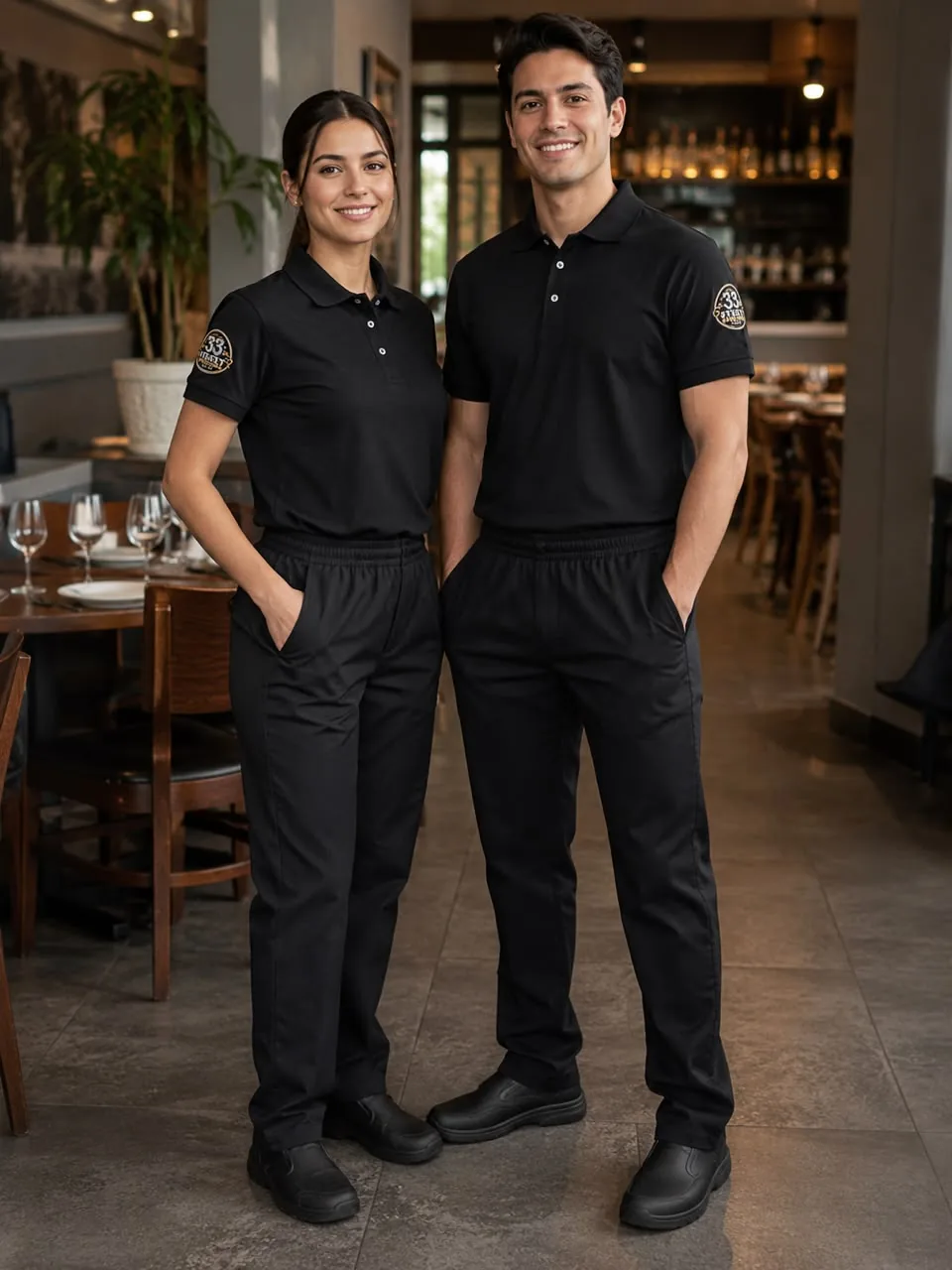Camisas de meseros — línea Hotelera